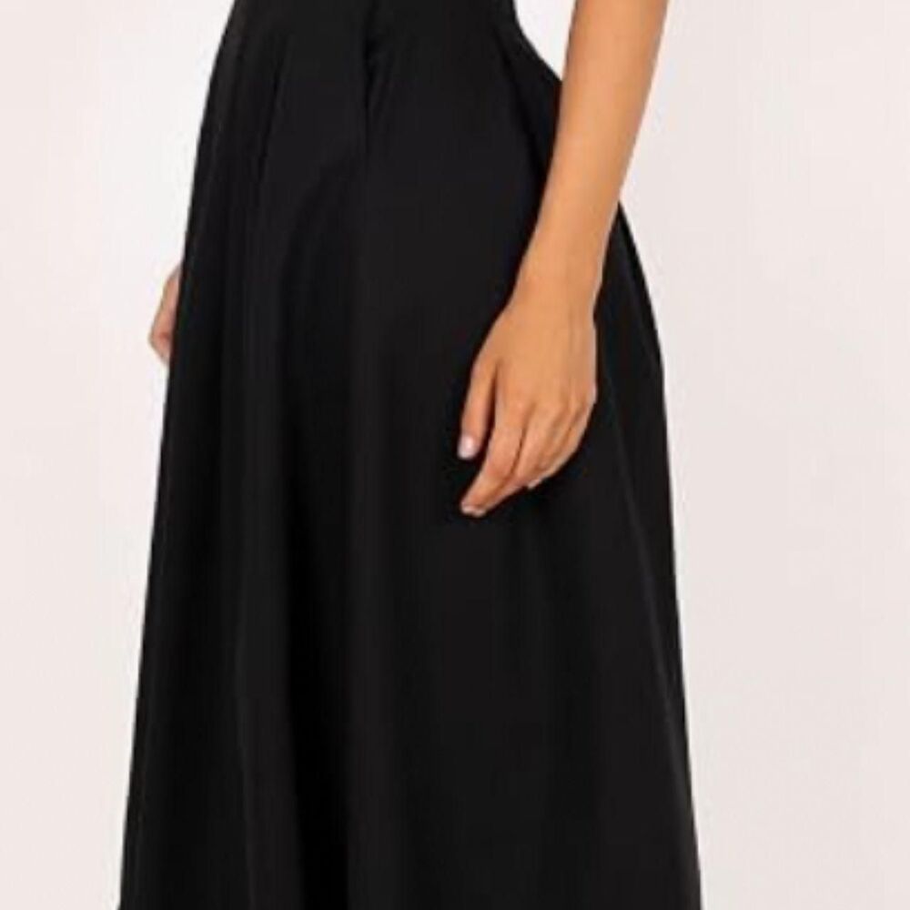 Petal-pup Women's Black Casual-dresses - Picture 2 of 7